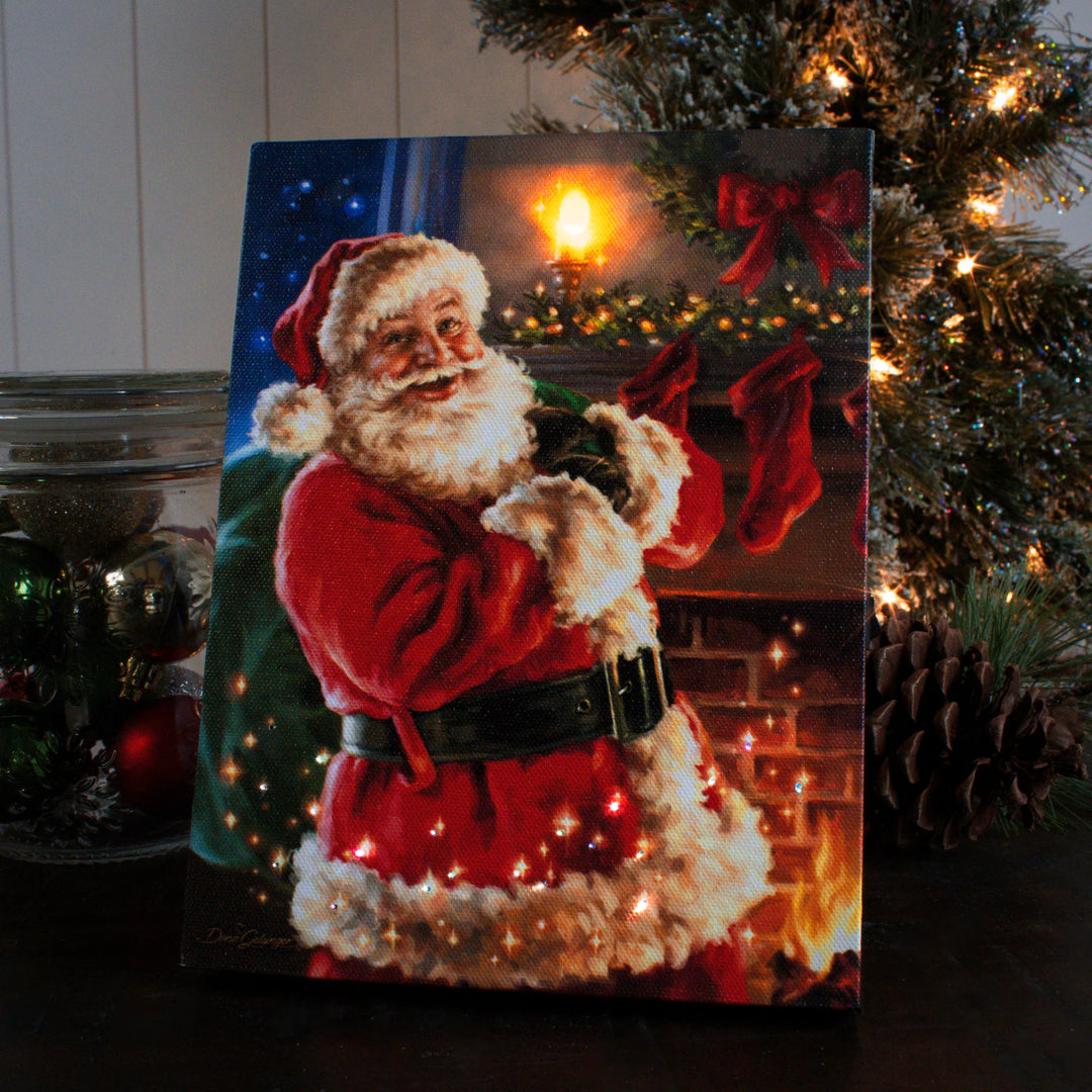 Twas the Night Before Lighted Canvas