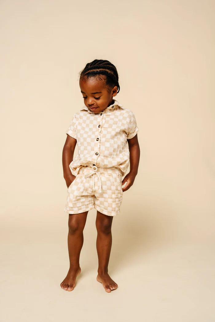 Austin Cloud Muslin Shirt & Short Set