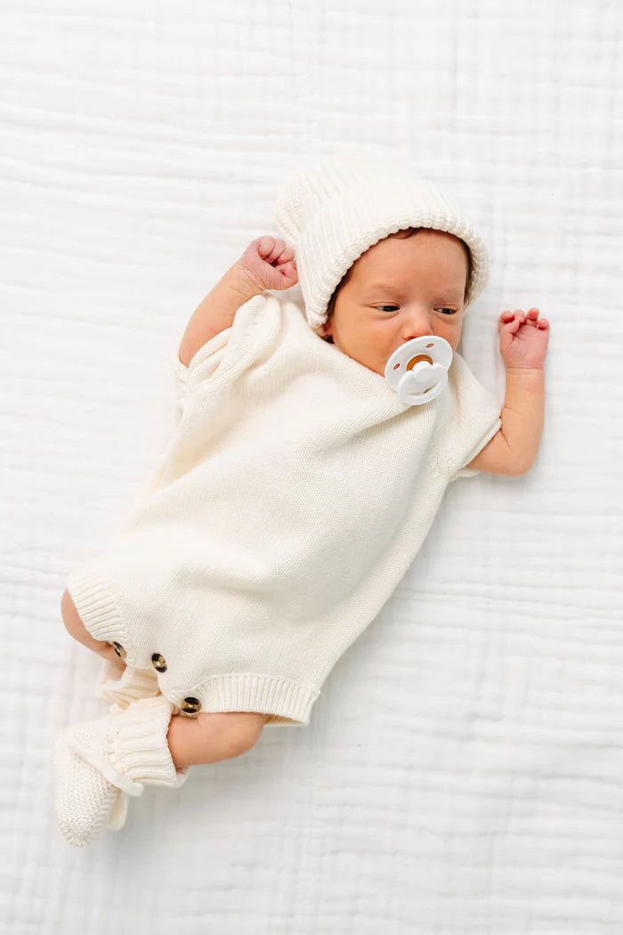 Ivory Knit Little One Beanie