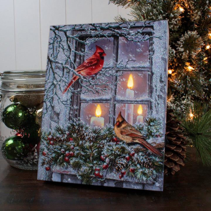 Together for Christmas Mini Lighted Canvas