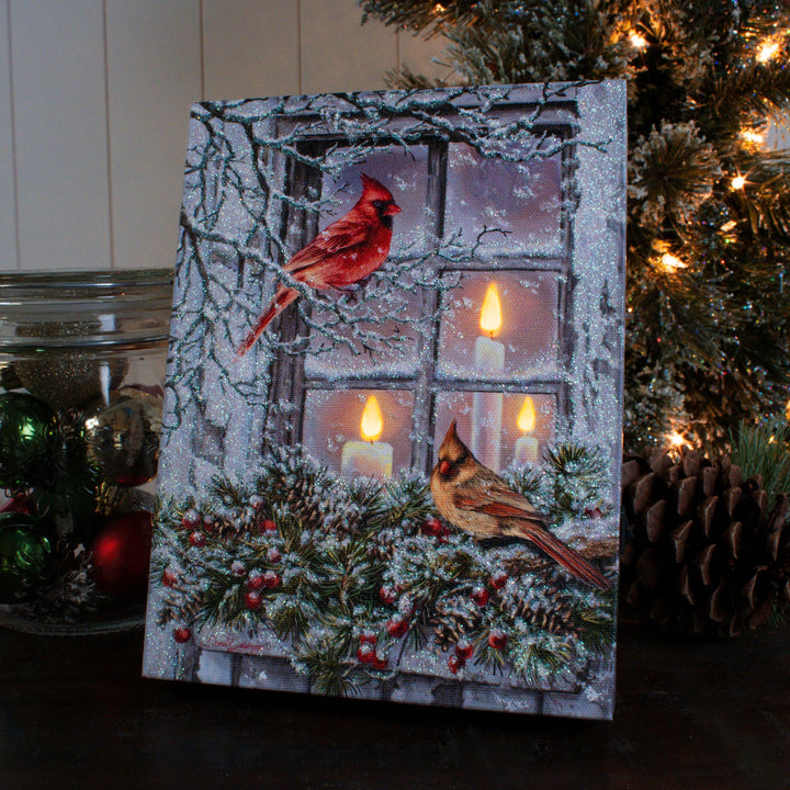 Together For Christmas Lighted Canvas
