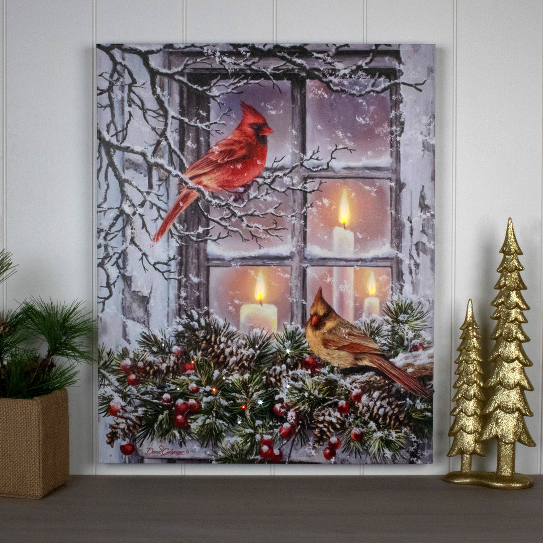 Together for Christmas Fiber Optic Canvas