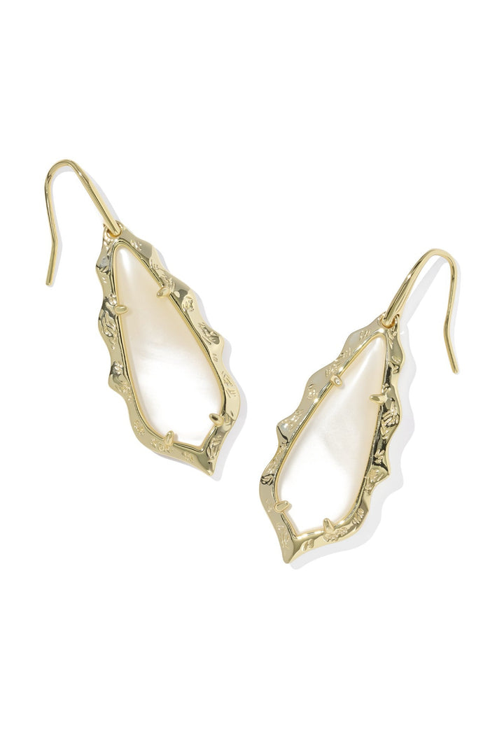 Kendra Scott Adriana Scallop Frame Drop Earrings
