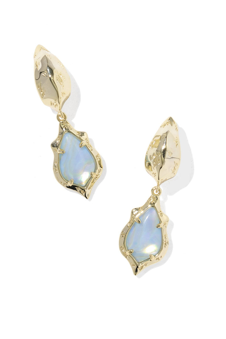 Kendra Scott Adriana Scallop Frame Huggie Earrings