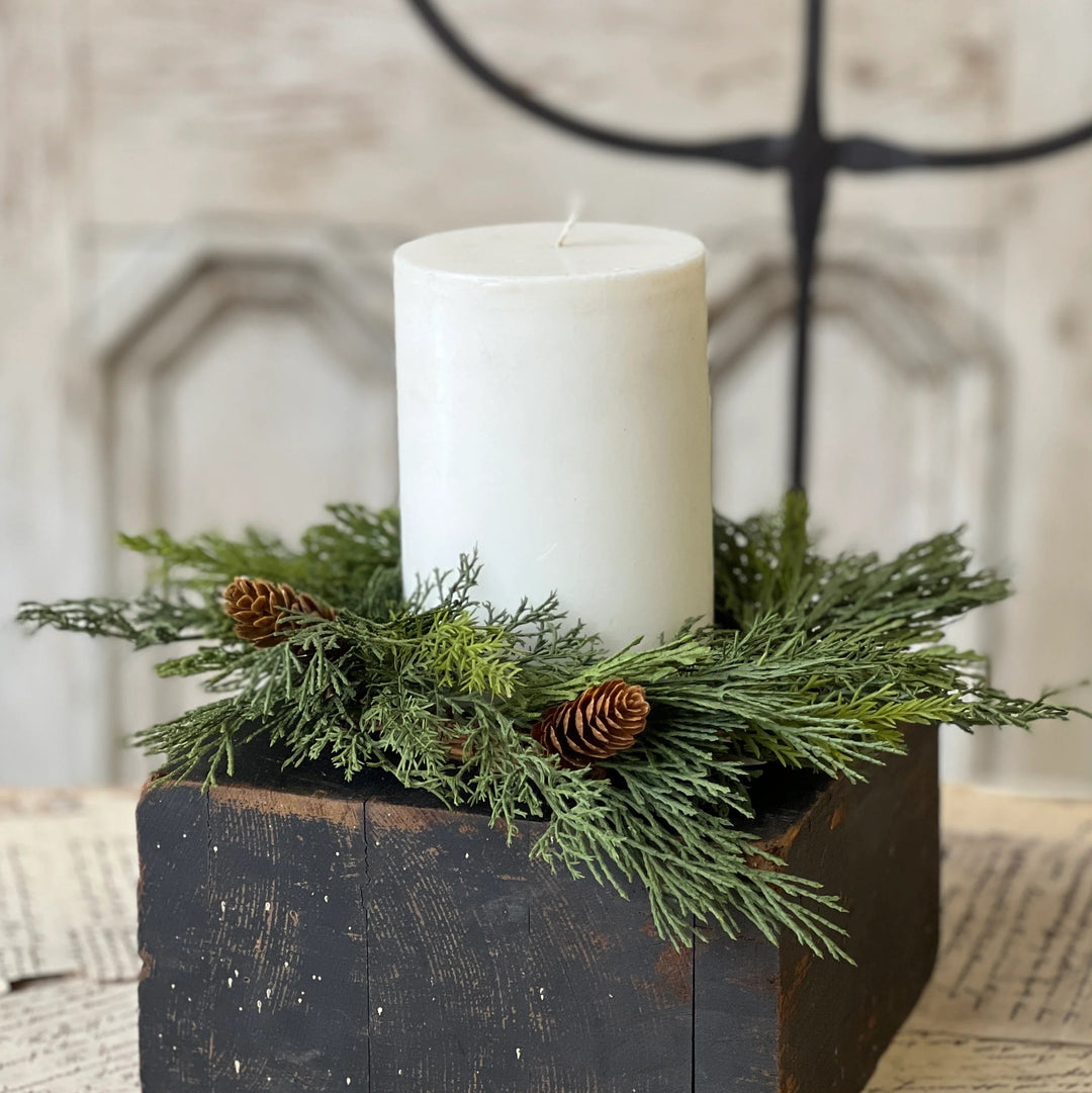 Advent Greens Candle Ring 