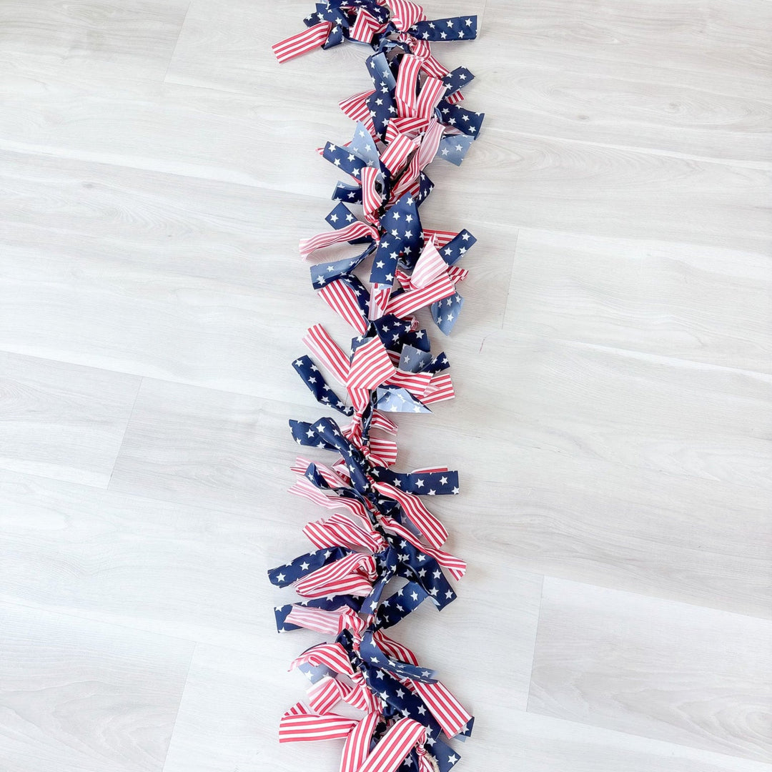 Americana Fabric Rope Garland