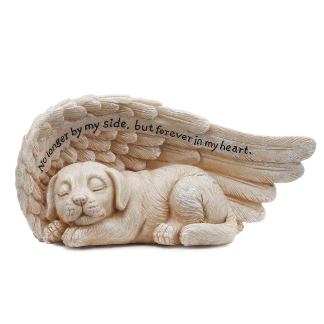 Angel Wing Puppy Memorial Figurine