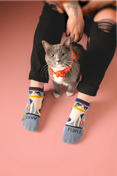 Ewww People Cat Ankle Socks