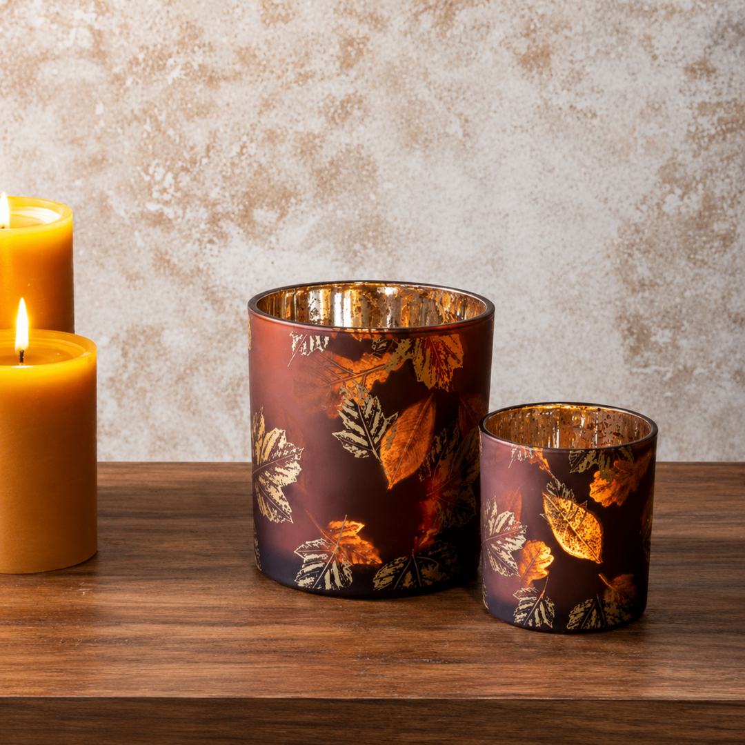Autumn Leaves Candle Holder