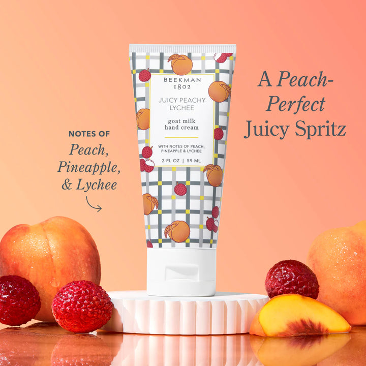 Juicy Peachy Lychee Goat Milk Hand Cream