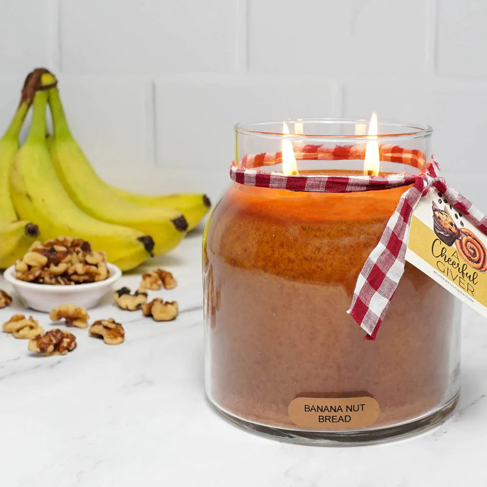 Banana Nut Bread Jar Candle