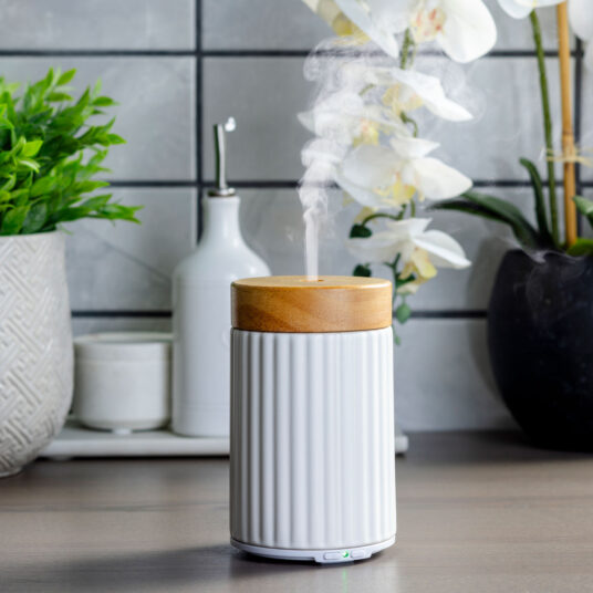 Wood & Ceramic Ultra Sonic Essential Oil Diffuser