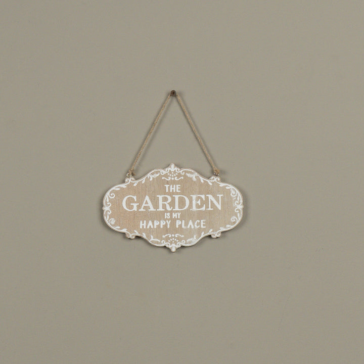 The Garden Is My Happy Place Sign