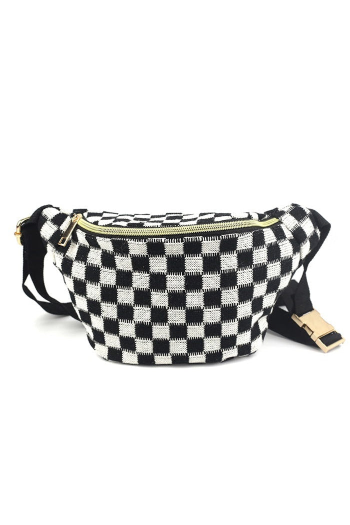 Checkered Crossbody