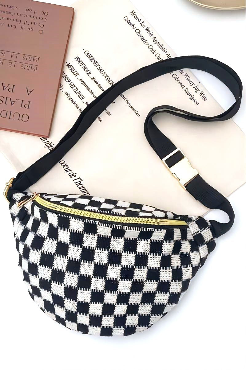 Checkered Crossbody
