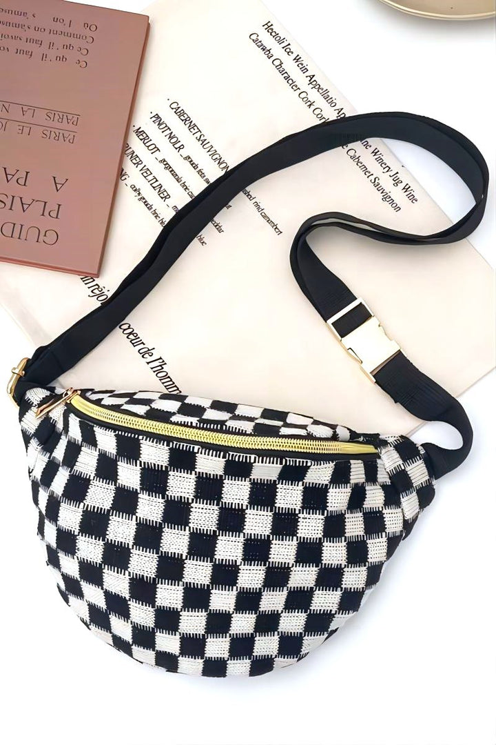 Checkered Crossbody