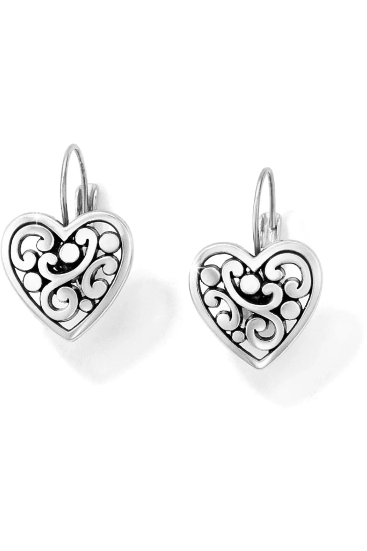 Brighton Contempo Heart Lever Back Earrings