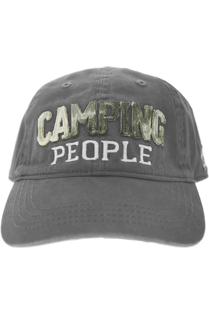 Camping People Dark Gray Hat