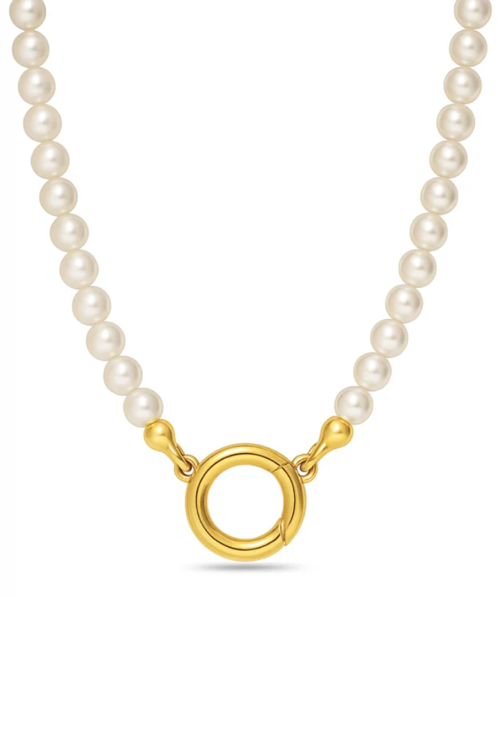 Ellie Vail Angelica Pearl Push Clasp Necklace