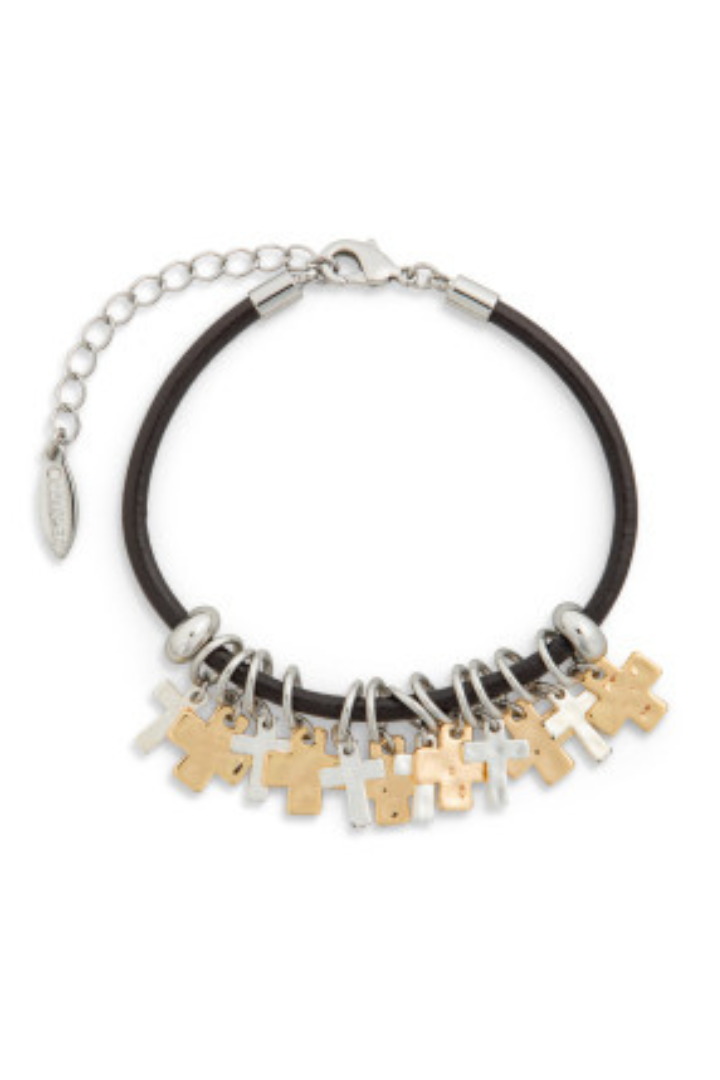 Black Cross Giving Bracelet