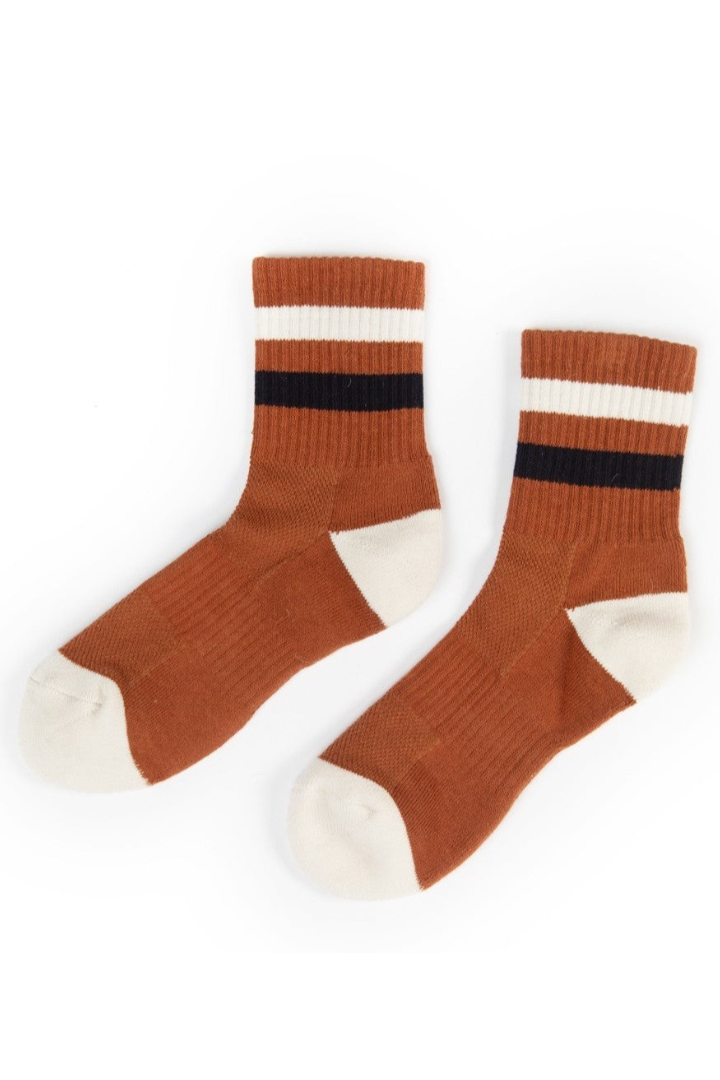 Color Block Crew Socks