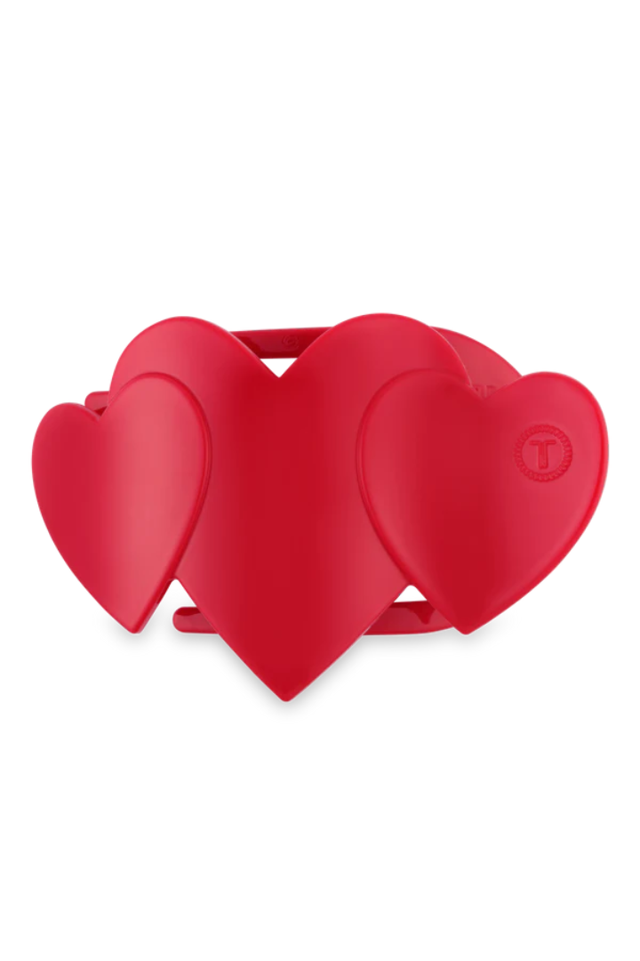 Teleties Large Heart To Heart Clip