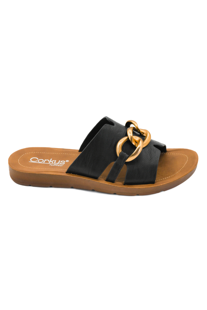 Corkys Chain Letter Sandal
