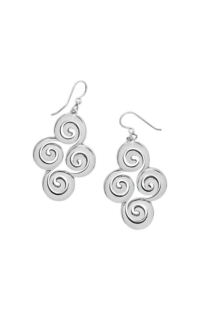 Brighton Vertigo Spiral French Wire Earrings