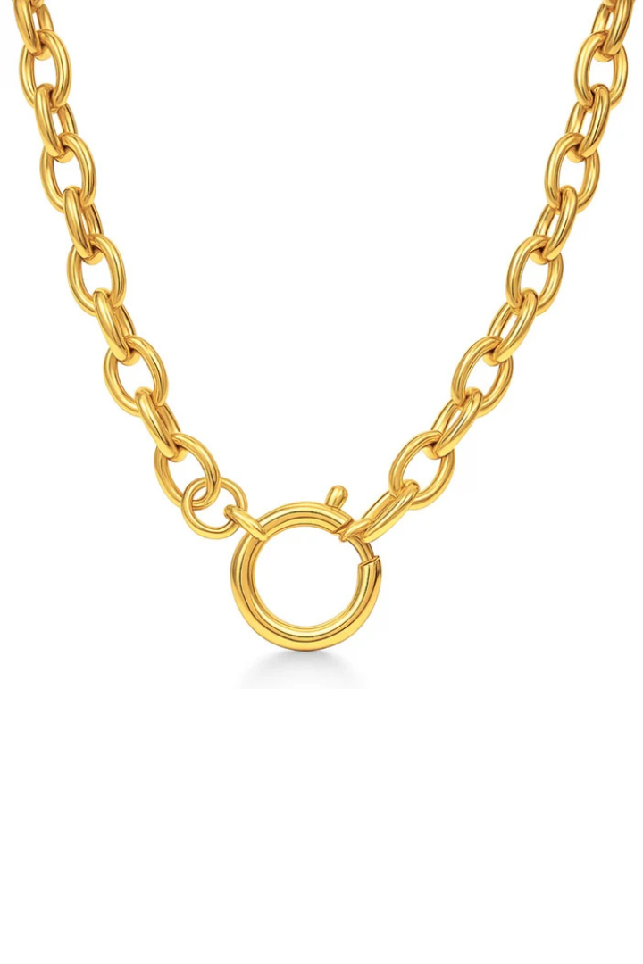 Ellie Vail Melody Sailor Clasp Chain Necklace