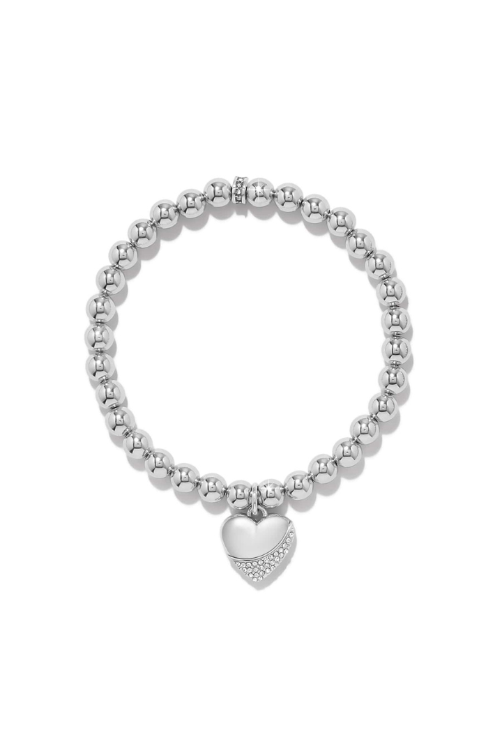 Brighton Meridian Petite Wave Heart Stretch Bracelet