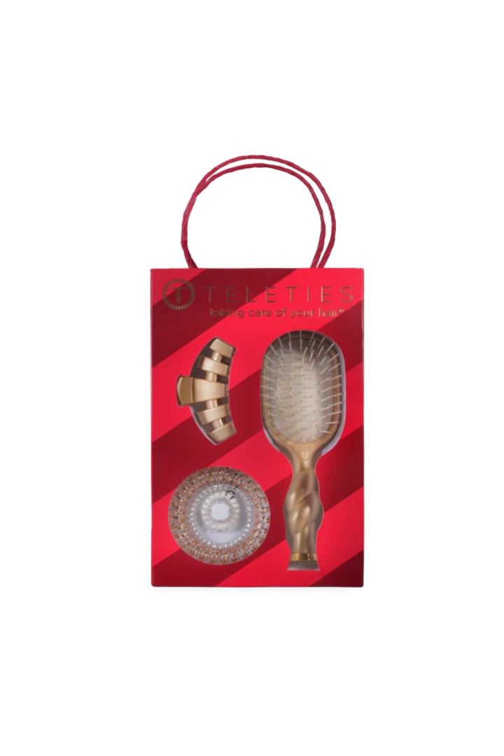 Teleties Holiday Brush Gift Set