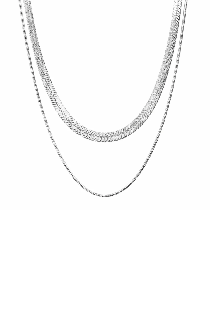 Ellie Vail Cassia Double Chain Necklace