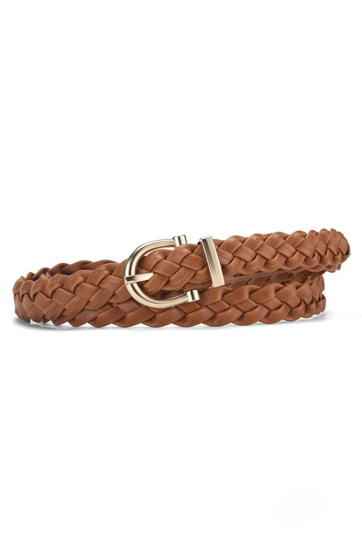 Woven Weave Pin Buckle Belt