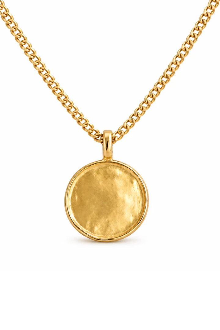 Ellie Vail Catherine Blank Medallion Pendant Necklace