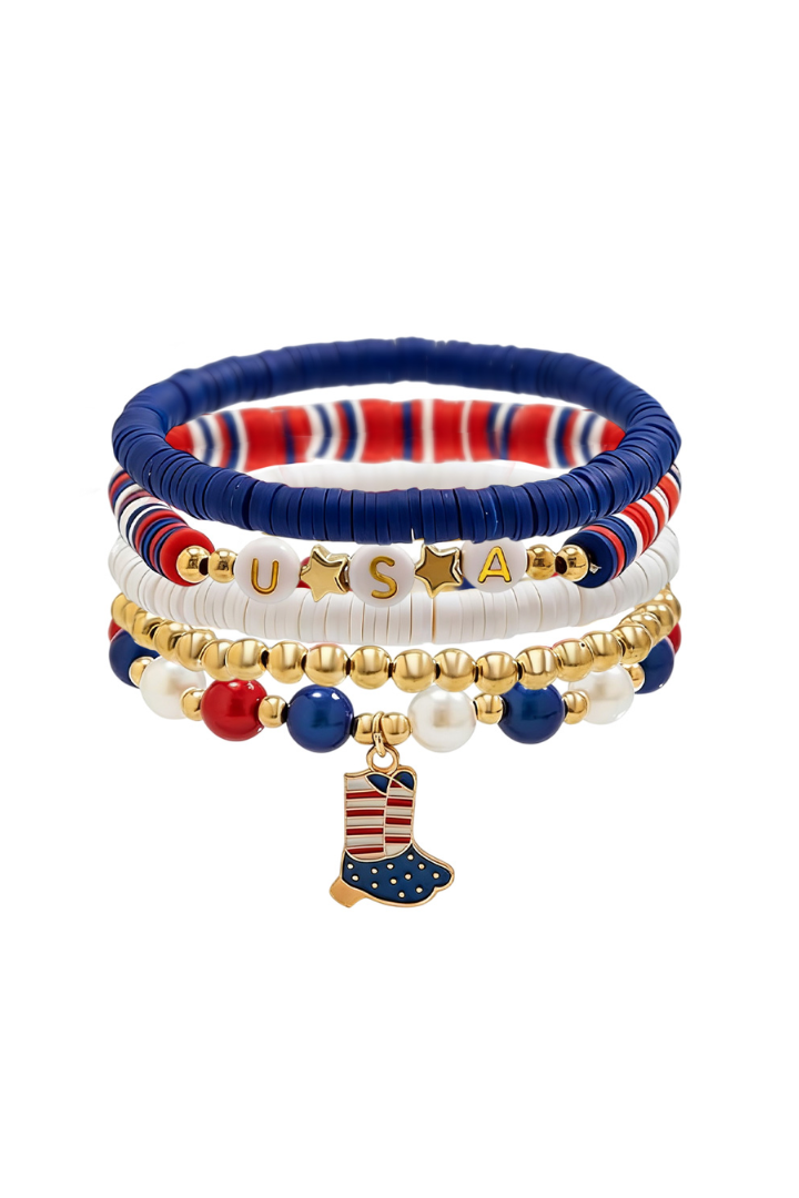 USA Boots Stretch Bracelet