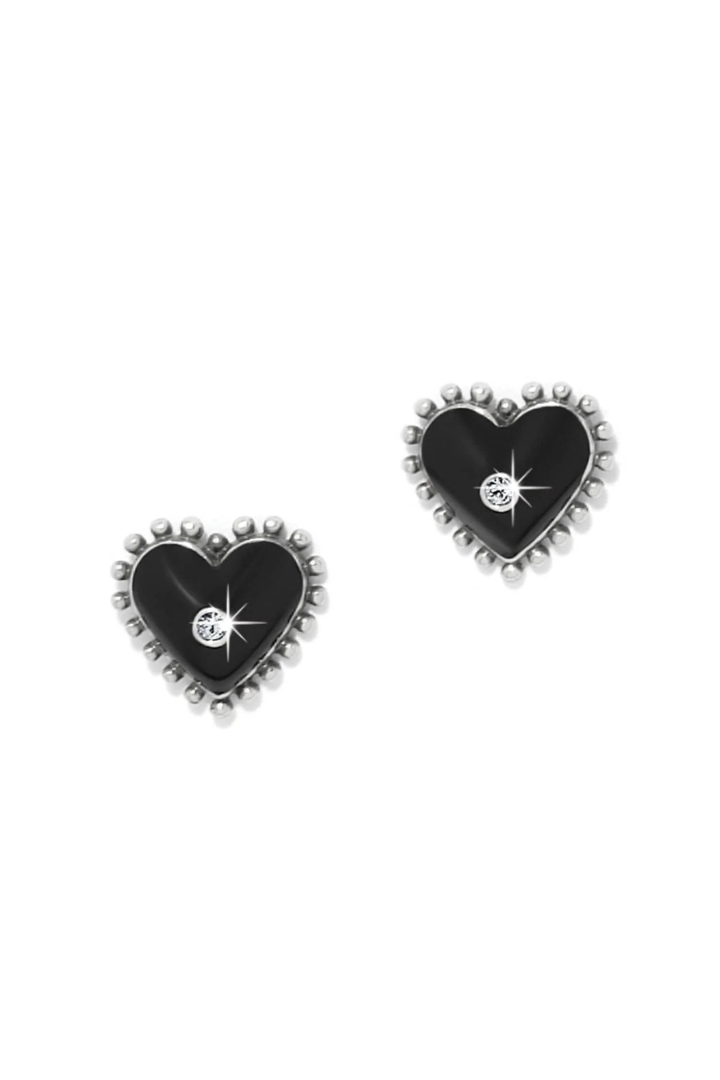 Brighton Pretty Tough Amour Heart Post Earrings