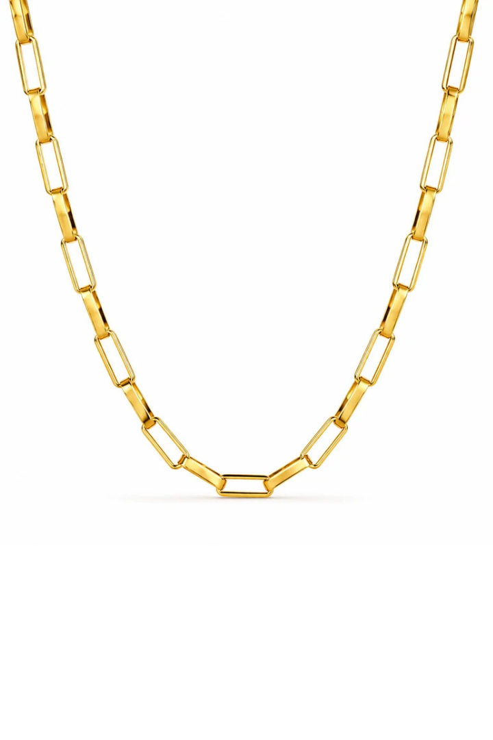 Ellie Vail Julia Elongated Chain Necklace