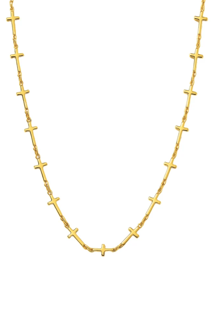 Ellie Vail Kennedy Cross Chain Necklace