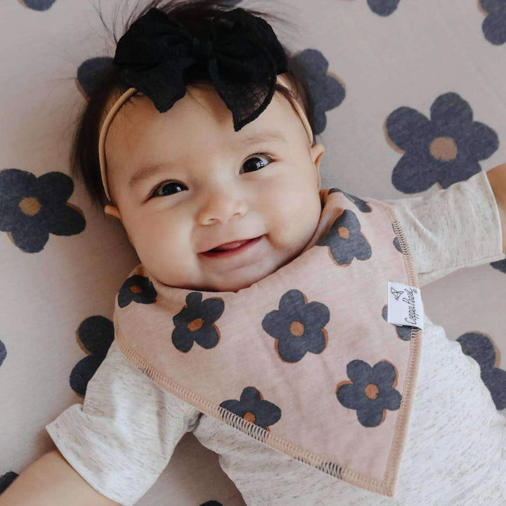 Gemma in Tan Bandana Bib Set