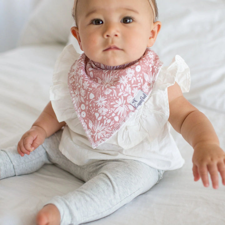 Olive Bandana Bib Set