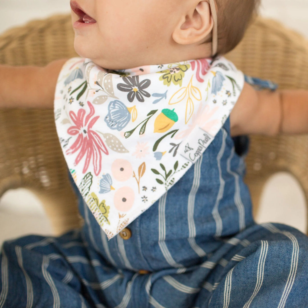 Olive Bandana Bib Set