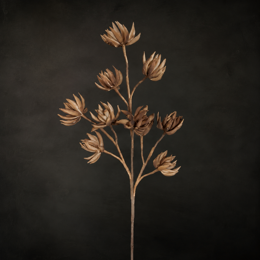 Beige Foam Multi Bloom Flower 