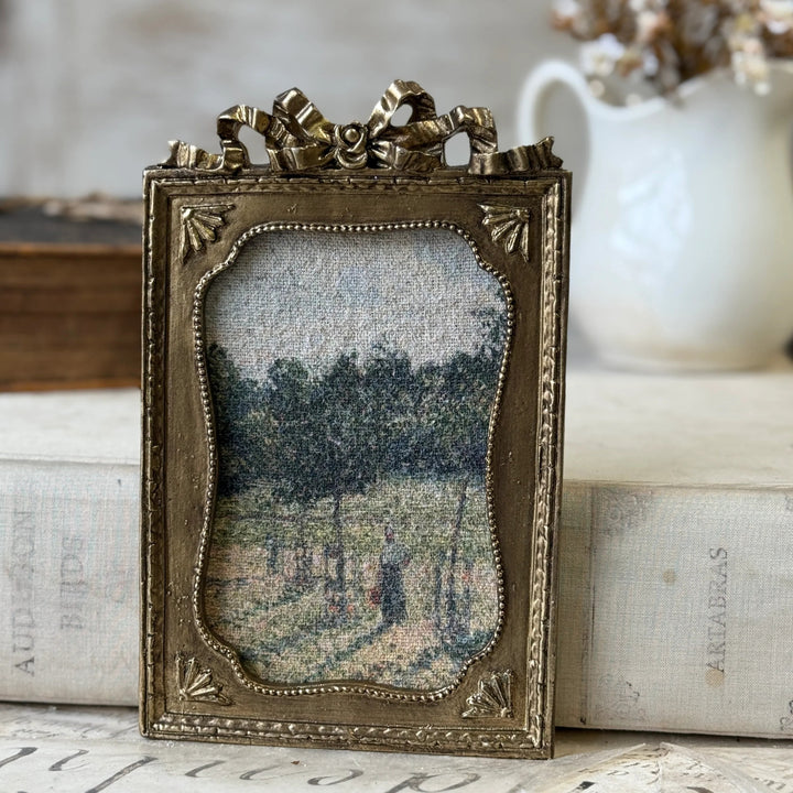 Beneath The Open Sky Bow Framed Print