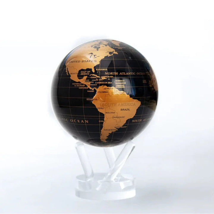 Black & Gold Mova Globe