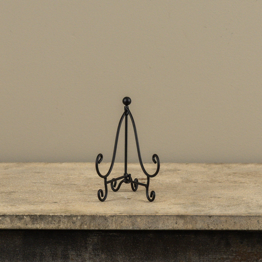 Black Scroll Easel 