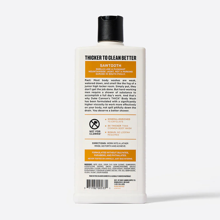 Sawtooth Thick Body Wash
