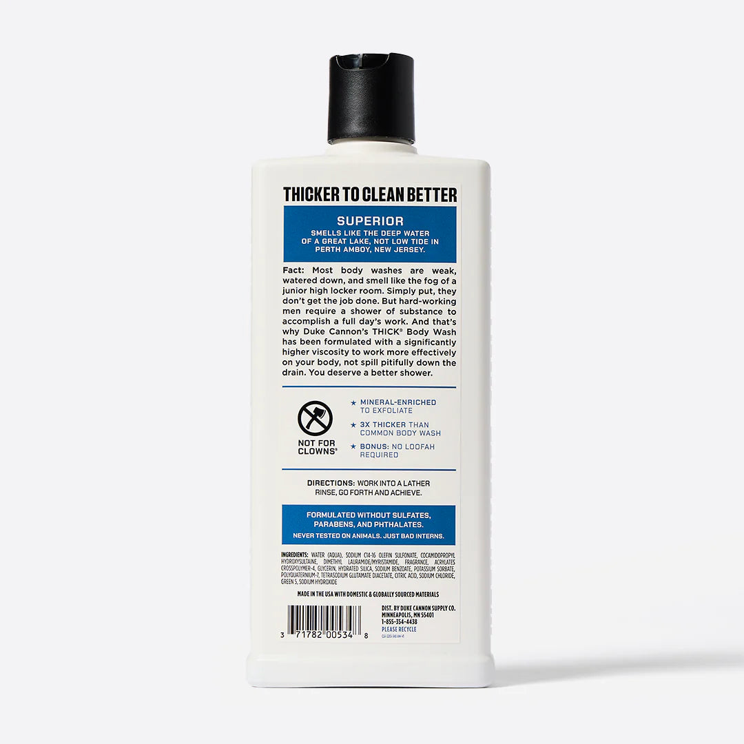 Superior Thick Body Wash