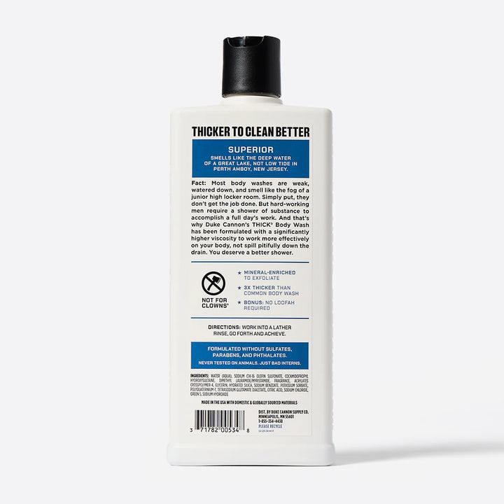 Superior Thick Body Wash