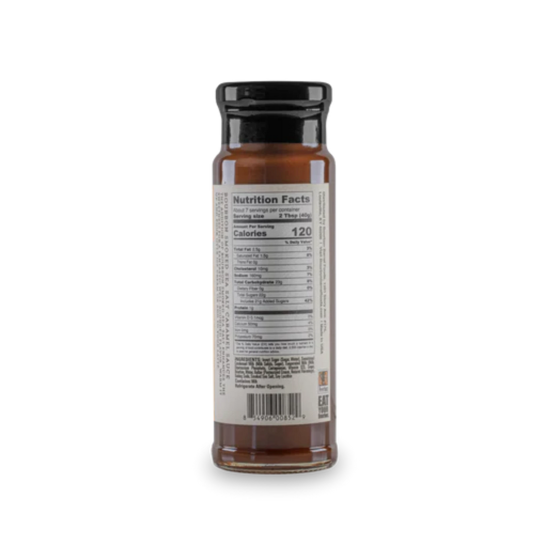 Bourbon Smoked Sea Salt Caramel Sauce