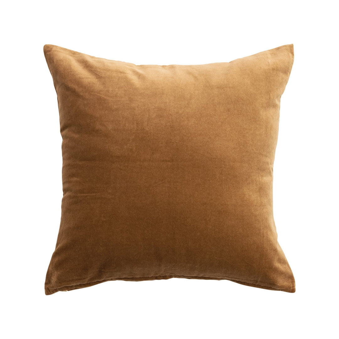 Brown pillow on a white background